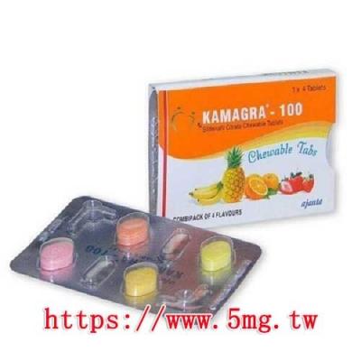 [缺貨]Kamagra Polo 100咀嚼片威而鋼 印度水果味威而鋼
