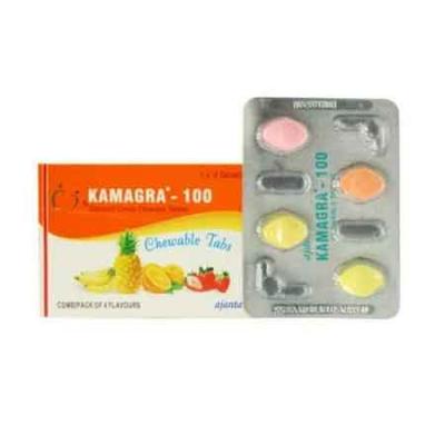 [缺貨]Kamagra Polo 100咀嚼片威而鋼 印度水果味威而鋼